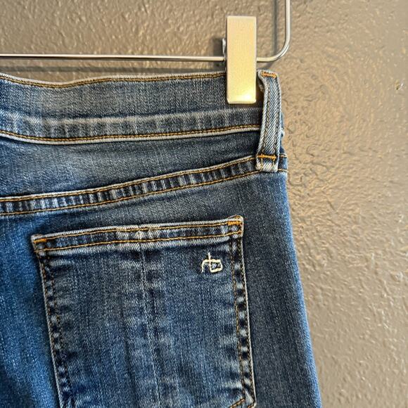Rag & Bone Womens Raw Hem Straight Leg Jeans Size 26 - Picture 6 of 7